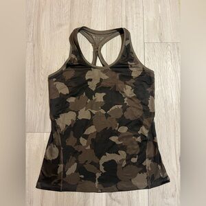 NWOT Athleta Camouflage Racerback Tank Top